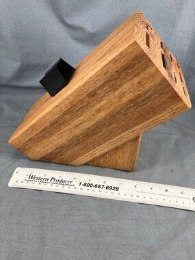 JA Henckels Wooden Knife Block 9 Slot Hardwood